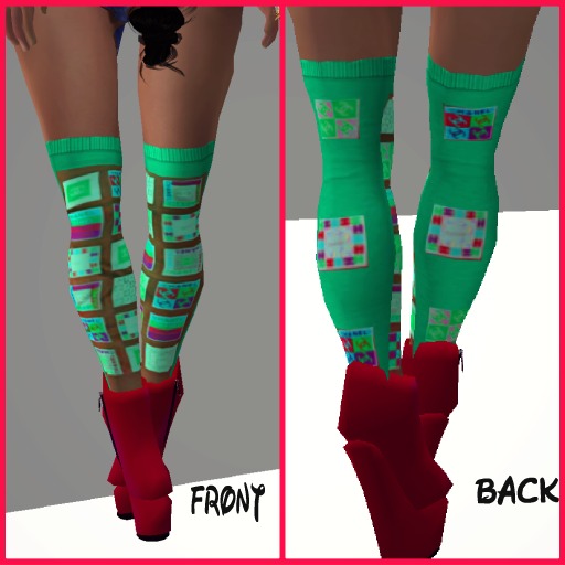 candy patch chanel socks