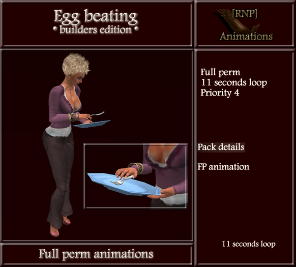 [RNP] Egg beating_Full Perm Kitchen Animation