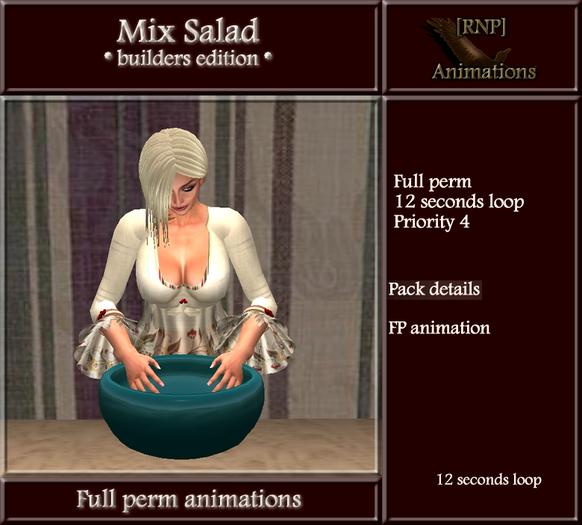 [RNP] Mix Salad_Full Perm Kitchen Animation