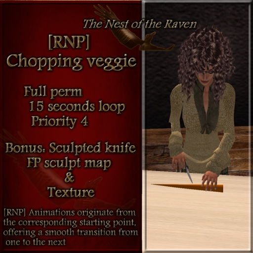 [RNP] Chopping veggie_Full Perm Kitchen Animation