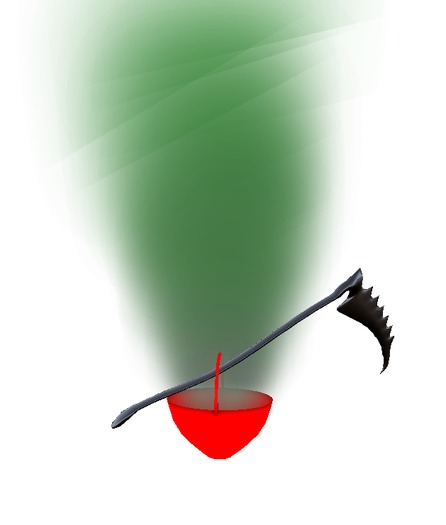 Scythe with Poison Pot by H&G 2 prims