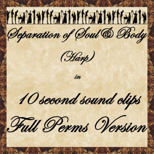 The Arcadian Minstrel: Full Perm 10 - Harp - Separation of Soul and Body