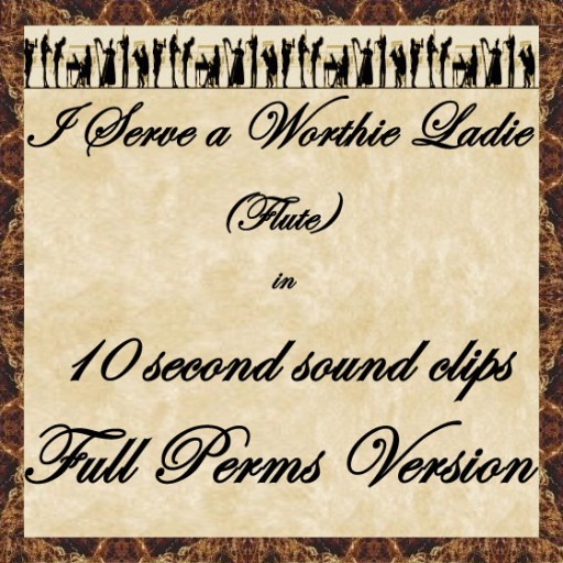 The Arcadian Minstrel: Full Perm 10 - Flute - I Serve a Worthie Ladie