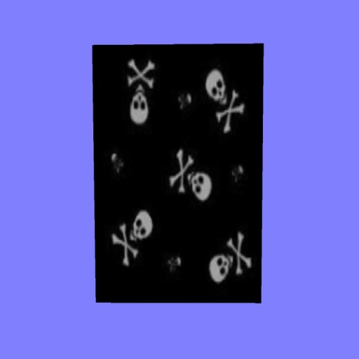 black white skull