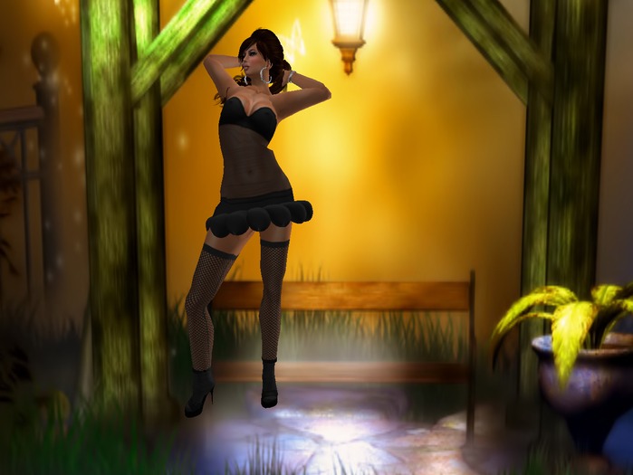 Catch Me Black Sheer