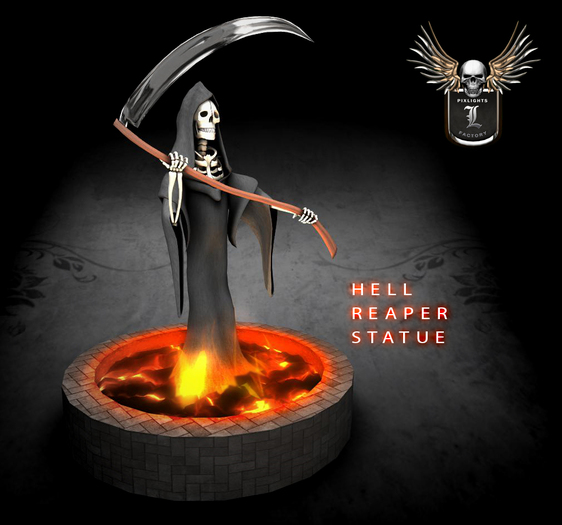 HELL REAPER STATUE