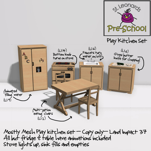 Tiny Spaces - St. Leonard's Preschool Play Kitchen