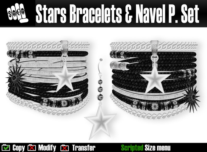 *DD* Stars Bracelets & Navel Piercing