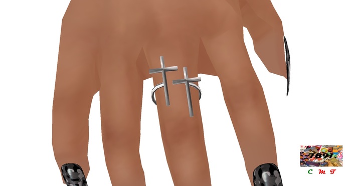 [7891.] - Praise Ring - Silver (W\Resize)