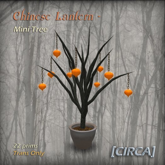 [CIRCA] - Chinese Lantern - Mini Tree 