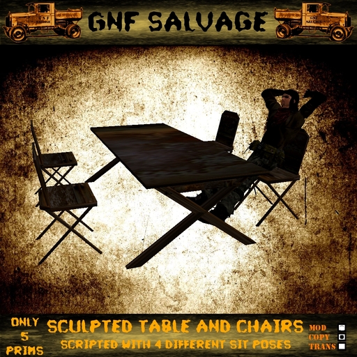 KitchenTable and Chairs - Urban Grunge