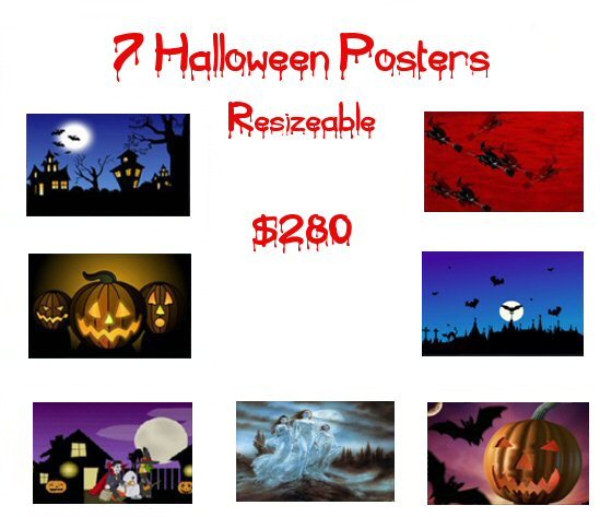 7 Halloween Posters