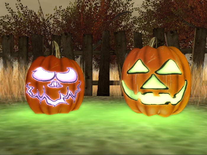 Jack O' Lanterns - Green Glow