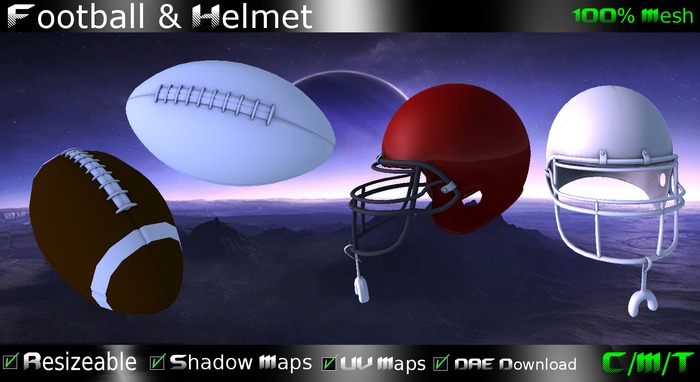 EVO - Football & Helmet Boxed 