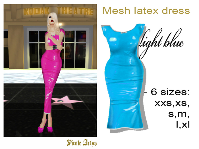 sachin and babi light blue dress Second Life Marketplace