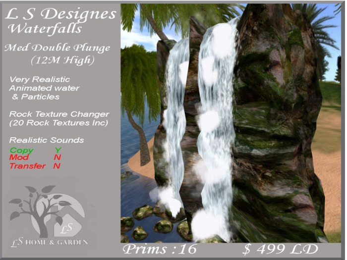 LSD Waterfall MEDIUM Double Plunge