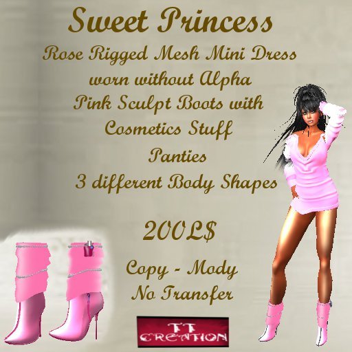 Sweet Princess (MESH) RIGGED