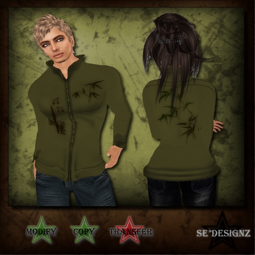 [SE*Designz] Bamboo Track Jacket - olive