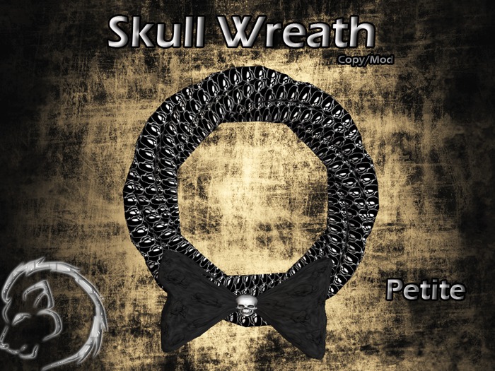 Petite Skull Wreath