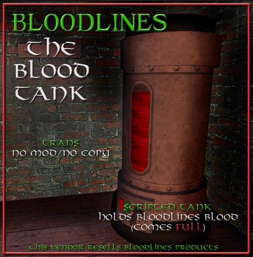 Bloodlines Tank Vendor