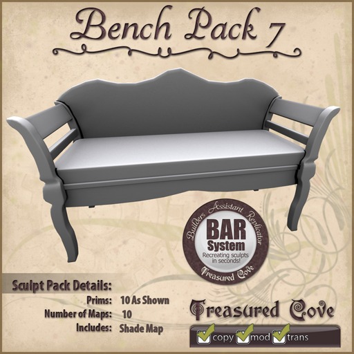 -TC- Bench Pack 7 Clearance Priced