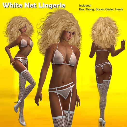 White Net Lingerie