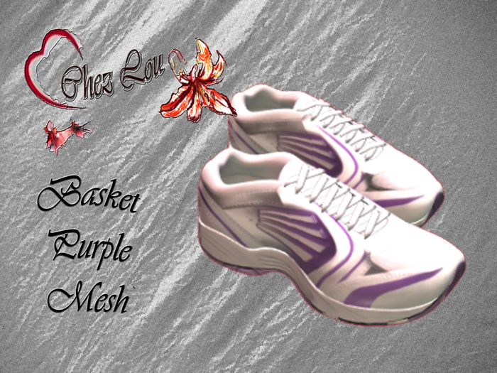 !! New Basket Purple Mesh"