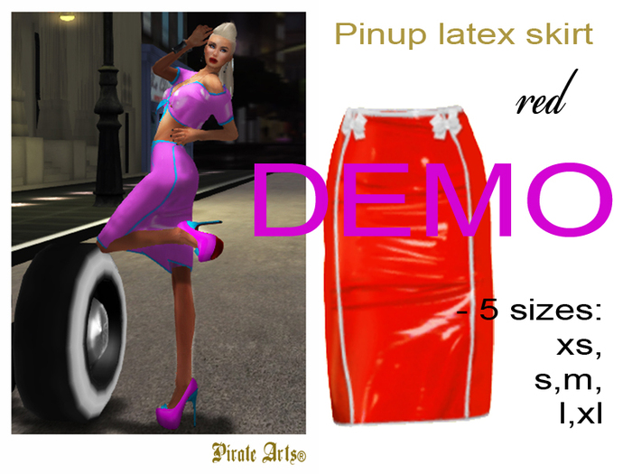 =PIA= Box DEMO pencil skirt