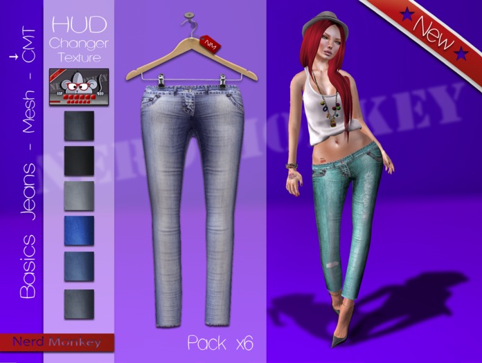 .::[NerdMonkey*Clothes] - [Basics Jeans]::. 