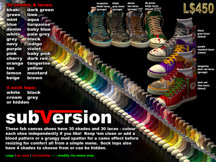 subversion - Multicolour Hi-tops