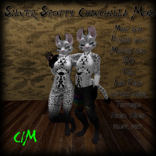 Silver Spotty Chinchilla Mod