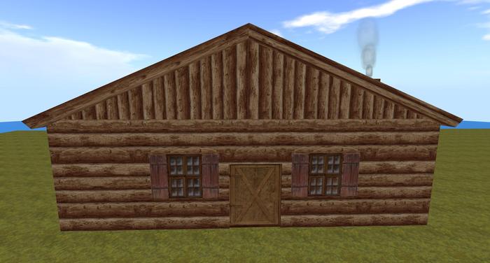 rustic log cabin