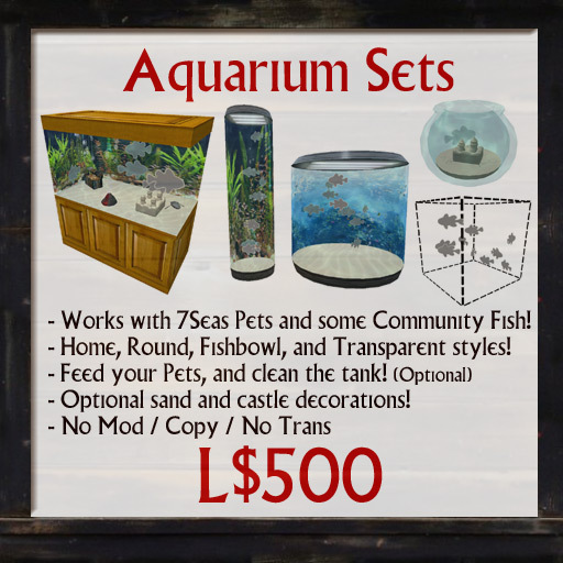 7Seas Fishing Game: Aquarium Sets