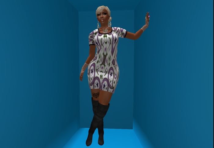 Mesh Knit Dress Enchanting