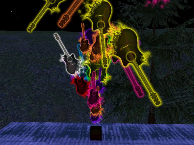 TA Razzle Dazzle Multi Color Guitar Explosion 2012