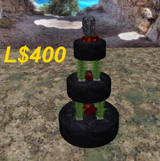 Cherry anniversary cake