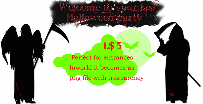 Death halloween banner