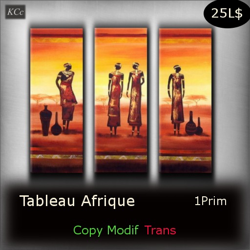 Picture Triptysh Africa "KCc"