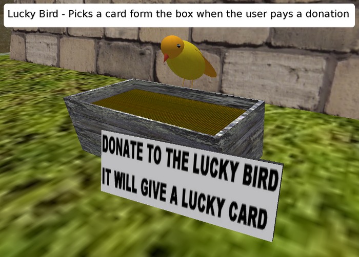 Lucky Bird donation box