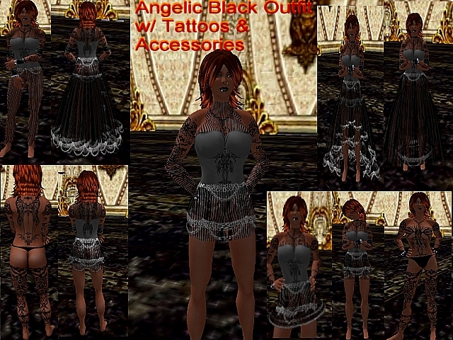 Black Angelic Outfit boxed