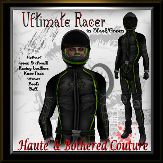 Haute' & Bothered Couture Presents: "Ultimate Racer" in Green