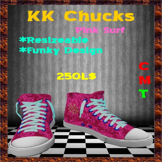 .:KK:. Chucks - Pink Surf