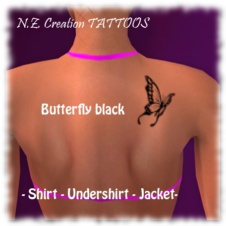 Butterfly black 