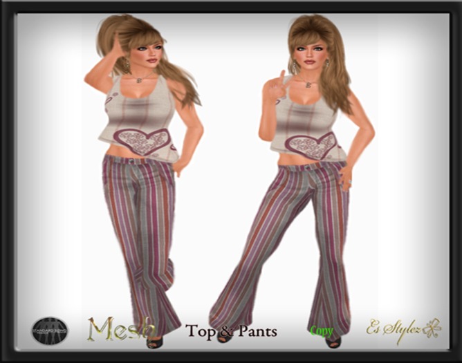 ~*Es Stylez*~ MESH Heart Berry