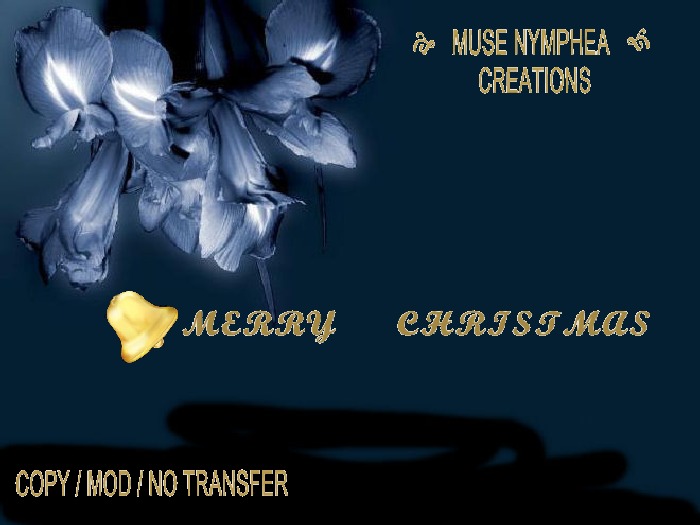★(`'•. MUSE DESIGN .•'´)★ SCROLLING DECAL MERRY CHRISTMAS