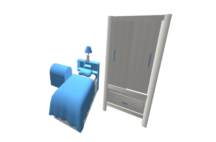 [ TL ] FURNITURE  BedroomLitle BoyKid (BOX)