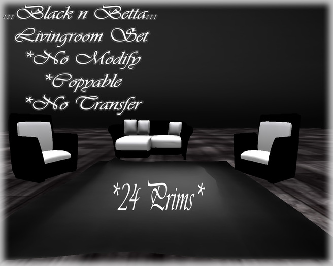 :::Black n Betta::: Livingroom Set