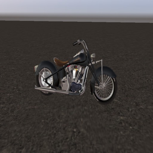 FH Custom's "47 Knucklehead Black" Boxed