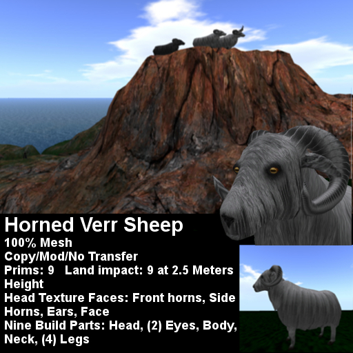 Horned Verr Sheep  Mesh