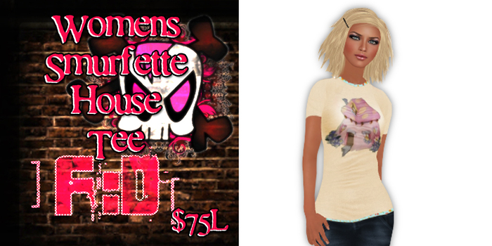 ]FD[ Smurfette House Womens Tee